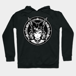 Kitsune, fox-girl Hoodie